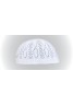 White Cheap Knit Kufi Skull Muslim Prayer Cap Assorted Designs, G05
